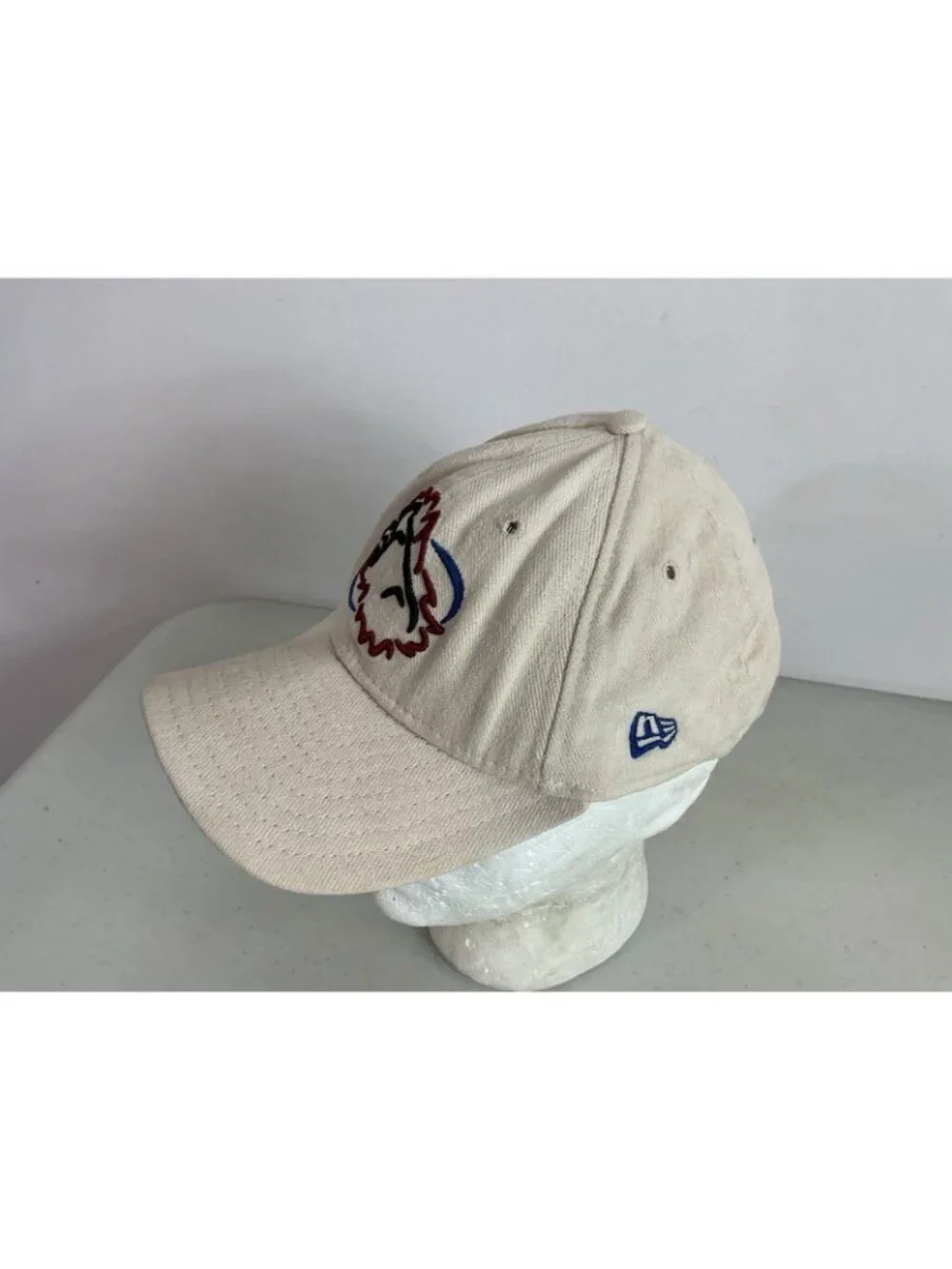 Vintage Tan Colorado Avalanche Hockey Cap Hat Made USA One Size